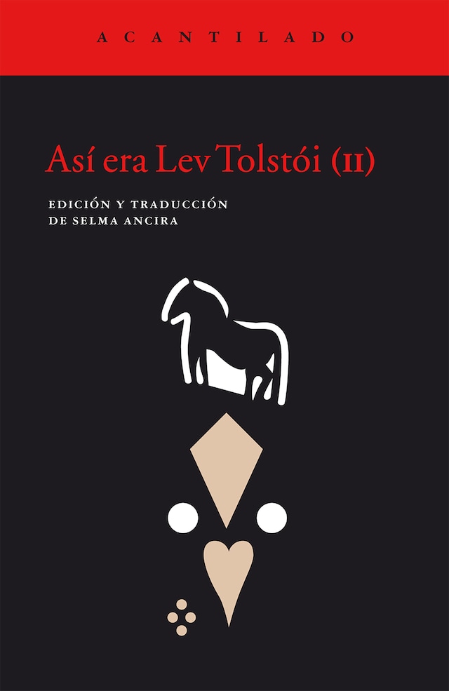 Kirjankansi teokselle Así era Lev Tolstói (II)