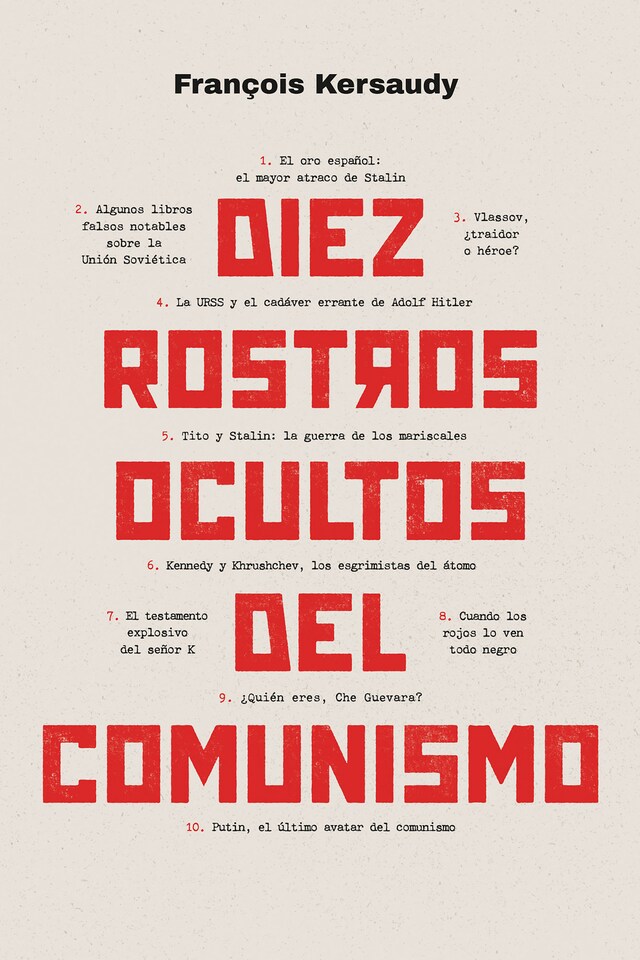 Copertina del libro per Diez rostros ocultos del comunismo