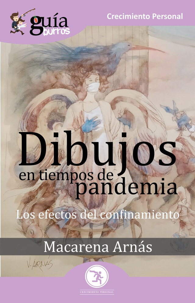 Portada de libro para GuíaBurros Dibujos en tiempos de pandemia