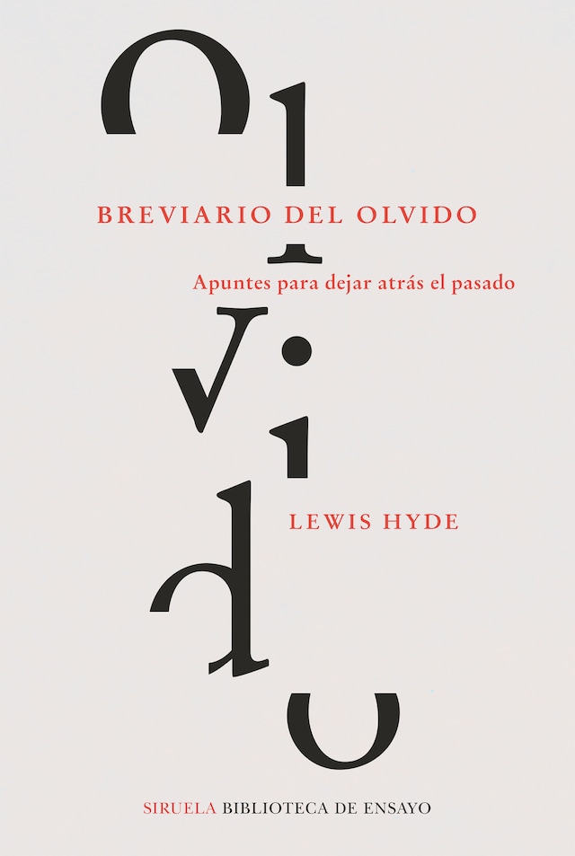 Book cover for Breviario del olvido