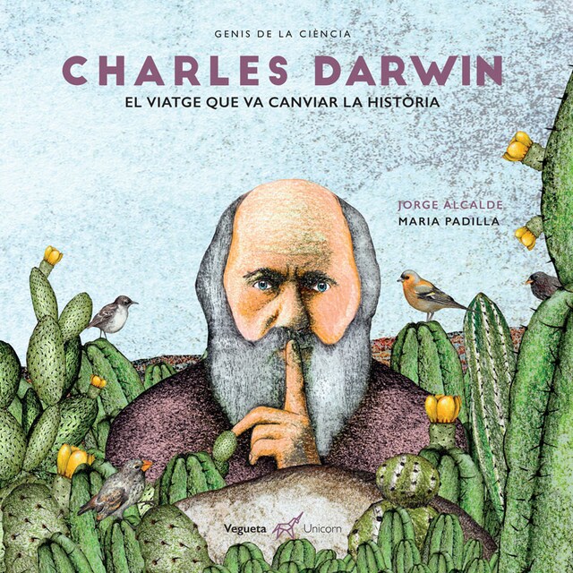 Book cover for Charles Darwin. El viatge que va canviar la història