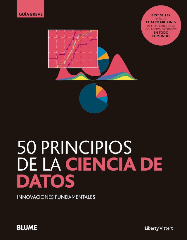 Portada de libro para 50 principios de la ciencia de datos