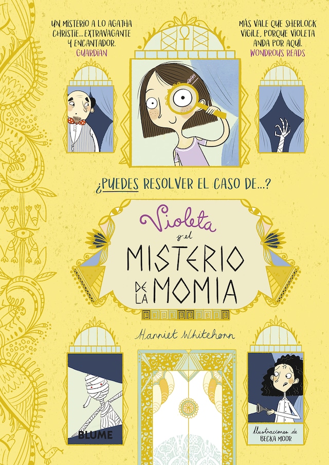 Kirjankansi teokselle Violeta y el misterio de la momia