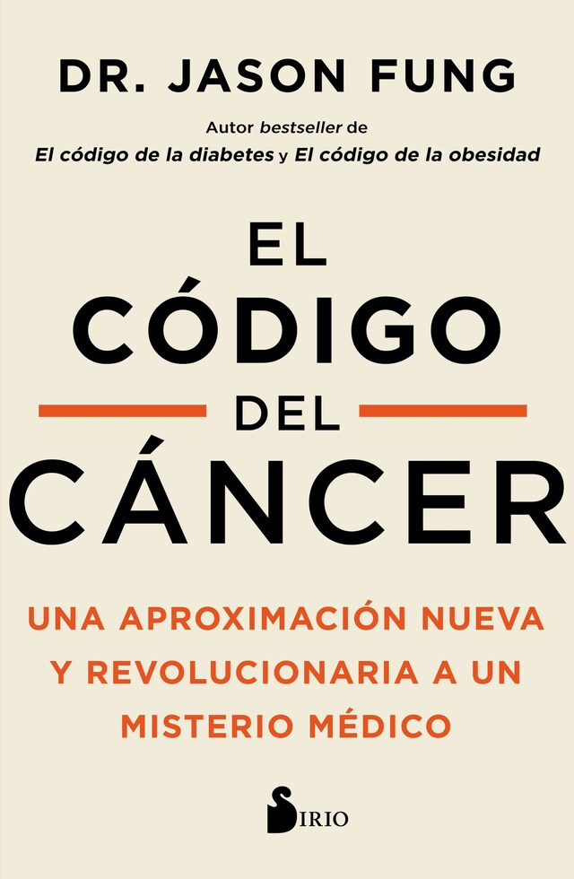 Kirjankansi teokselle El código del cáncer