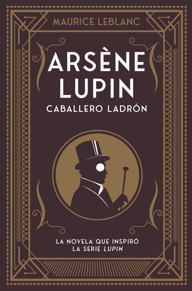 Couverture de livre pour Arsène Lupin. Caballero ladrón