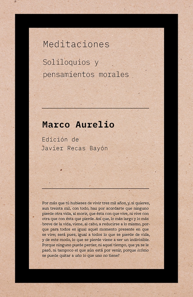 Book cover for Meditaciones de Marco Aurelio