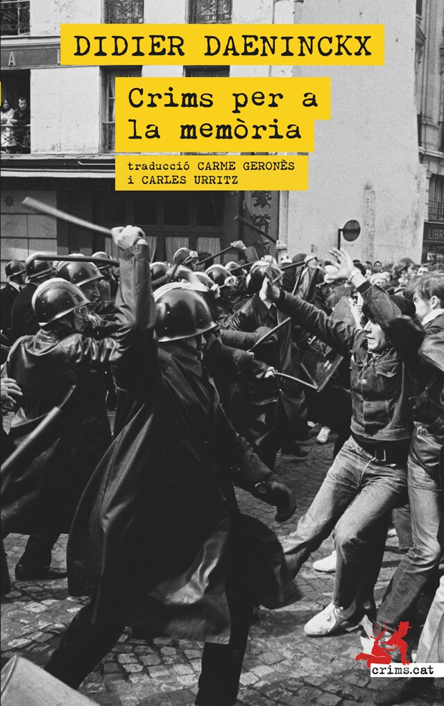 Portada de libro para Crims per a la memòria