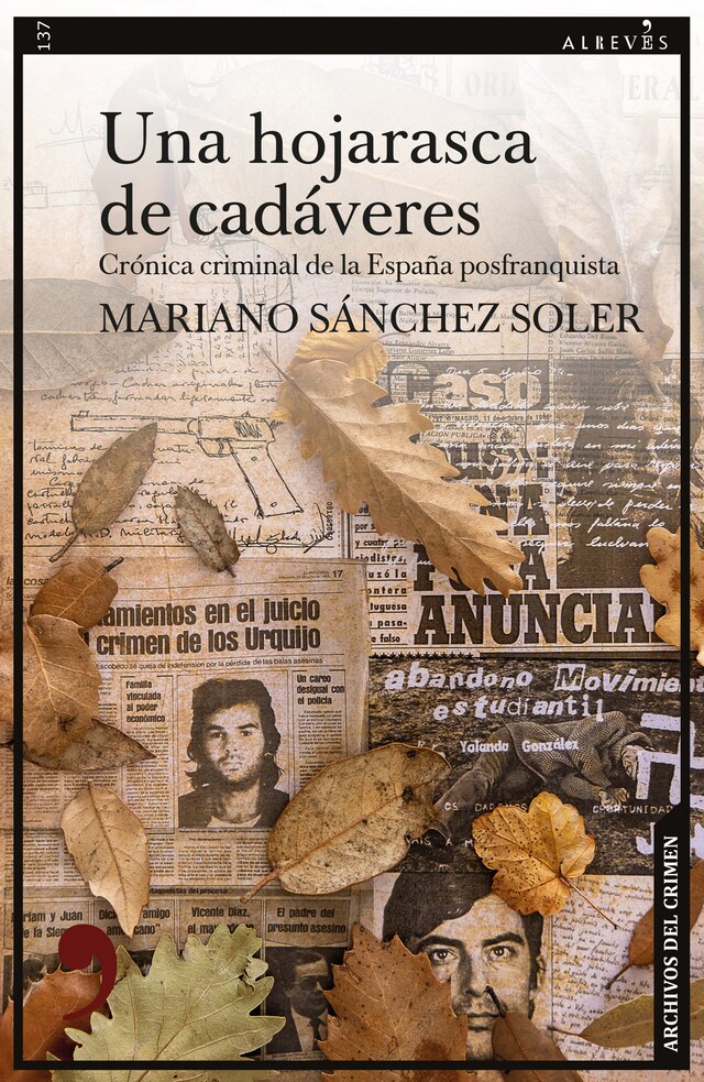 Couverture de livre pour Una hojarasca de cadáveres