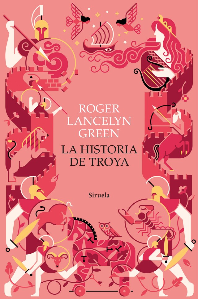 Portada de libro para La historia de Troya