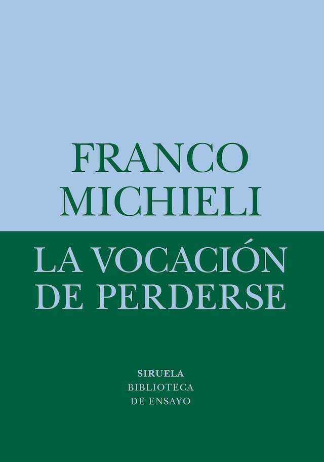 Book cover for La vocación de perderse