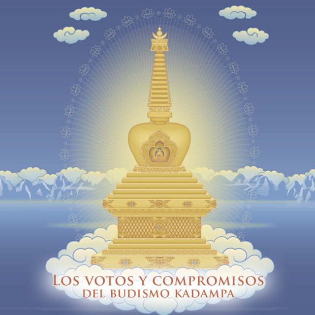 Buchcover für Los votos y compromisos del budismo kadampa