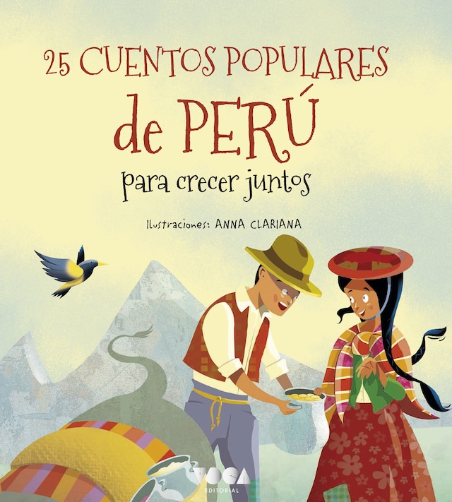 Portada de libro para 25 Cuentos populares de Perú para crecer juntos