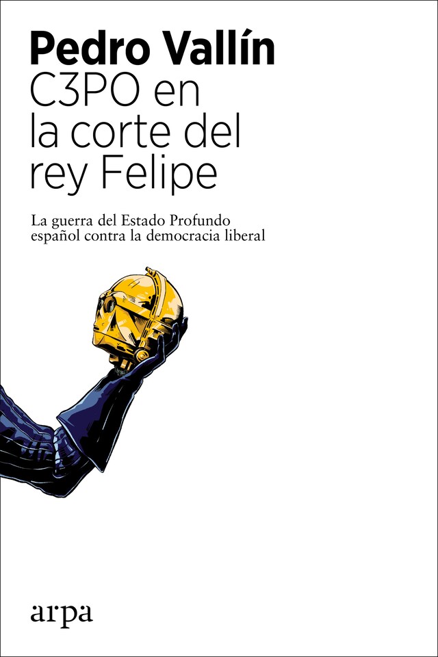 Portada de libro para C3PO en la corte del rey Felipe