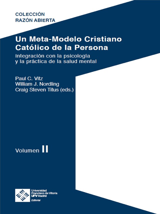 Buchcover für Un Meta-Modelo Cristiano católico de la persona - Volumen II