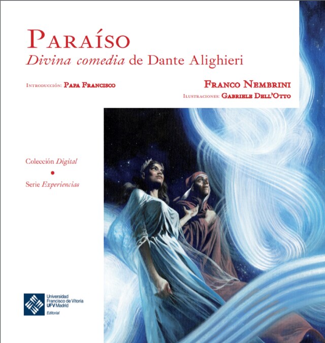 Kirjankansi teokselle Paraíso. Divina comedia de Dante Alighieri