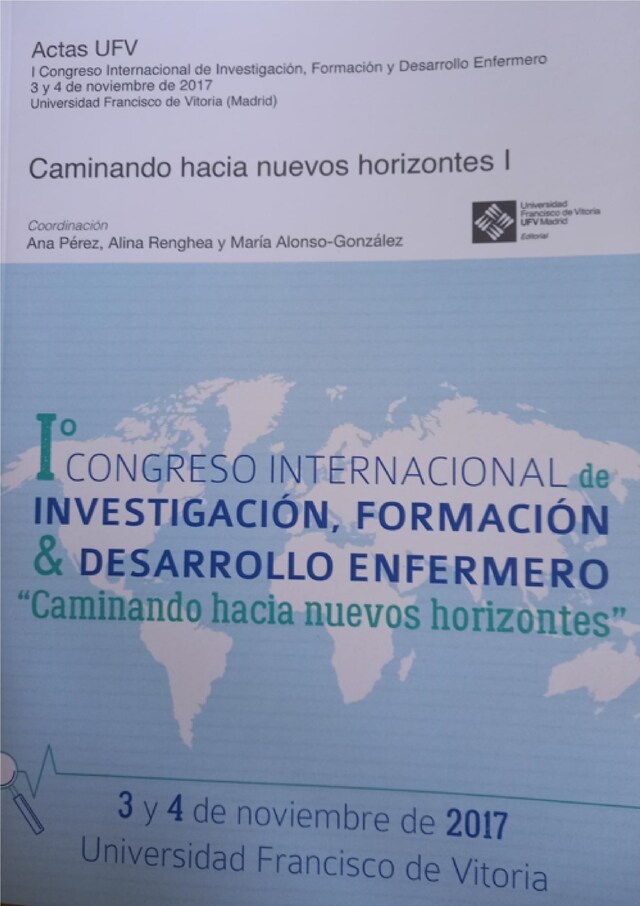 Okładka książki dla I Congreso internacional de investigación, formación & desarrollo enfermero