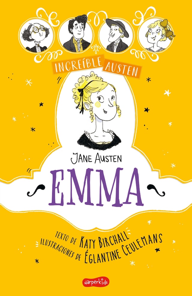 Book cover for INCREÍBLE AUSTEN. Emma