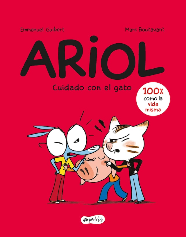 Book cover for Ariol. Cuidado con el gato