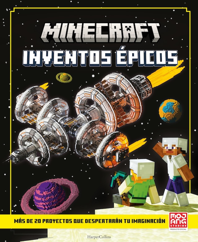 Book cover for Minecraft oficial: Inventos épicos