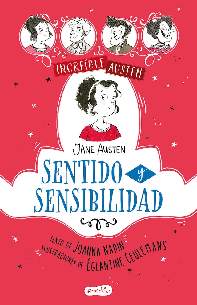Book cover for INCREÍBLE AUSTEN: Sentido y sensibilidad