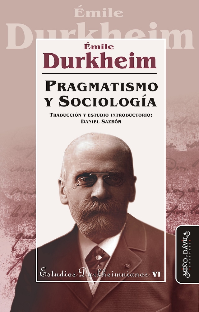 Kirjankansi teokselle Pragmatismo y Sociología