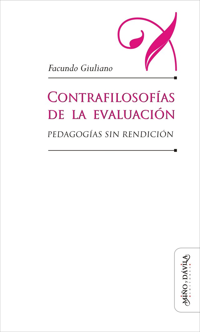 Kirjankansi teokselle Contrafilosofías de la evaluación