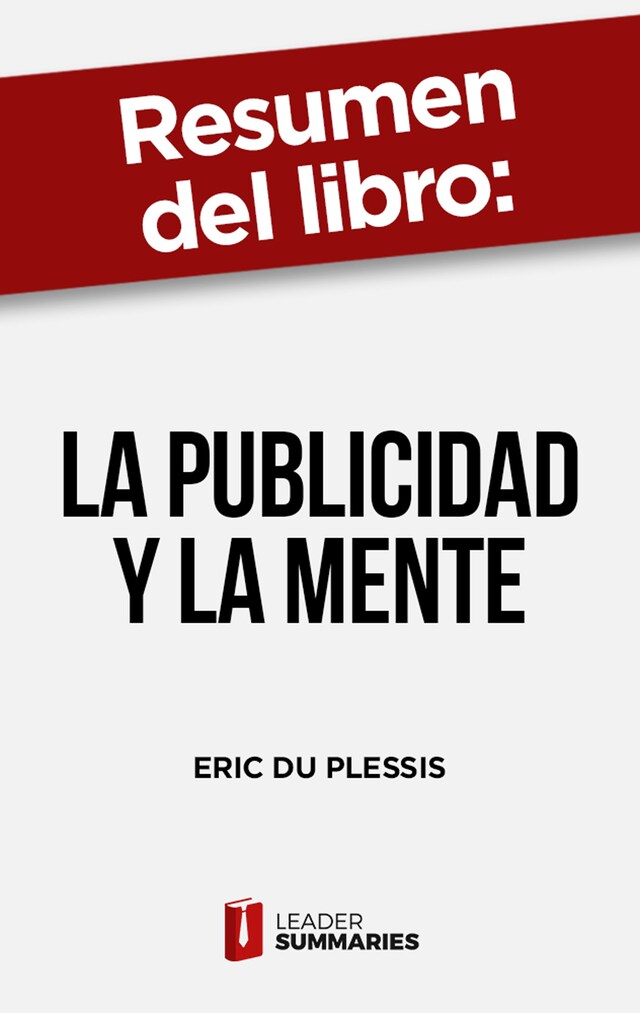 Boekomslag van Resumen del libro "La publicidad y la mente" de Eric du Plessis