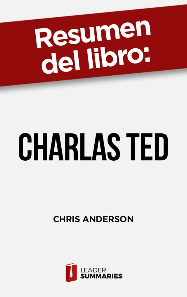 Buchcover für Resumen del libro "Charlas TED" de Chris Anderson