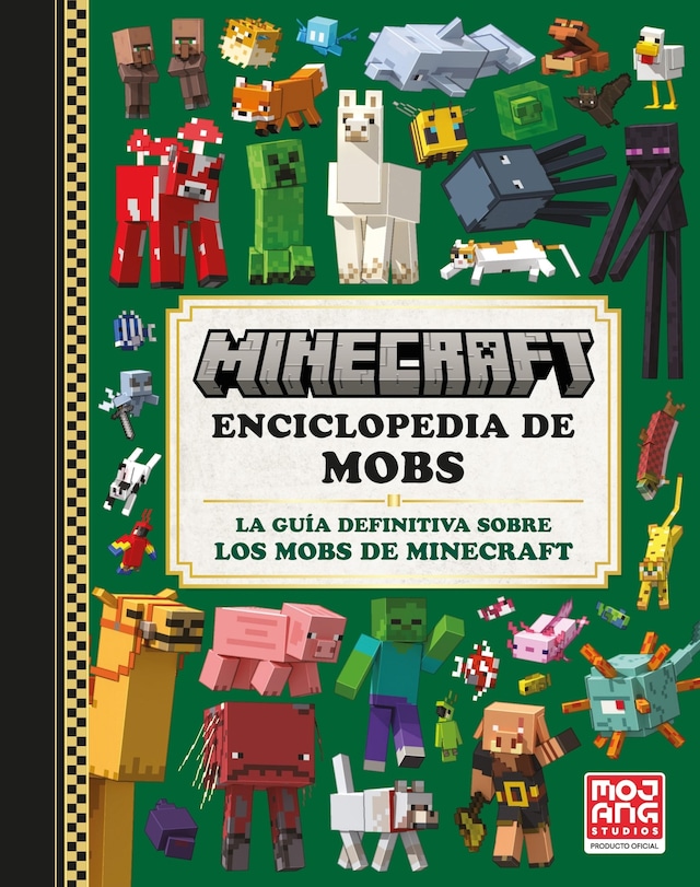 Book cover for Minecraft oficial: Enciclopedia de mobs