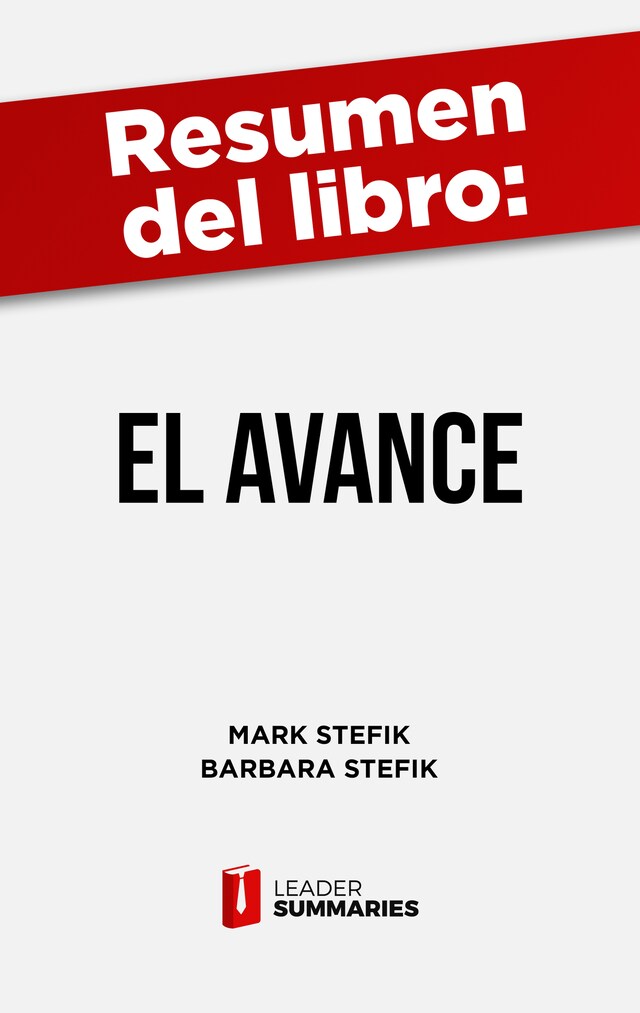 Kirjankansi teokselle Resumen del libro "El Avance" de Mark Stefik