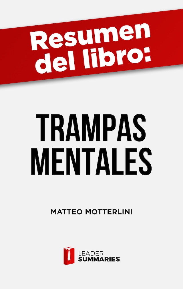 Buchcover für Resumen del libro "Trampas mentales" de Matteo Motterlini