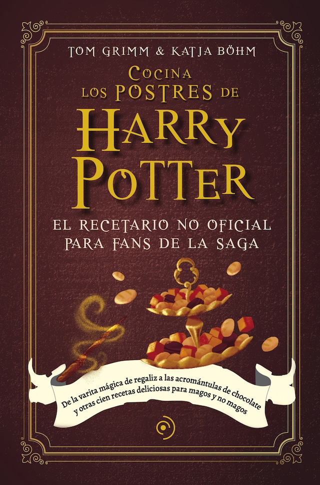 Book cover for Cocina los postres de Harry Potter