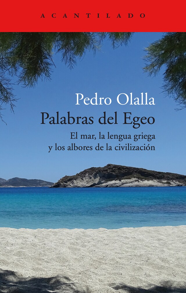 Book cover for Palabras del Egeo