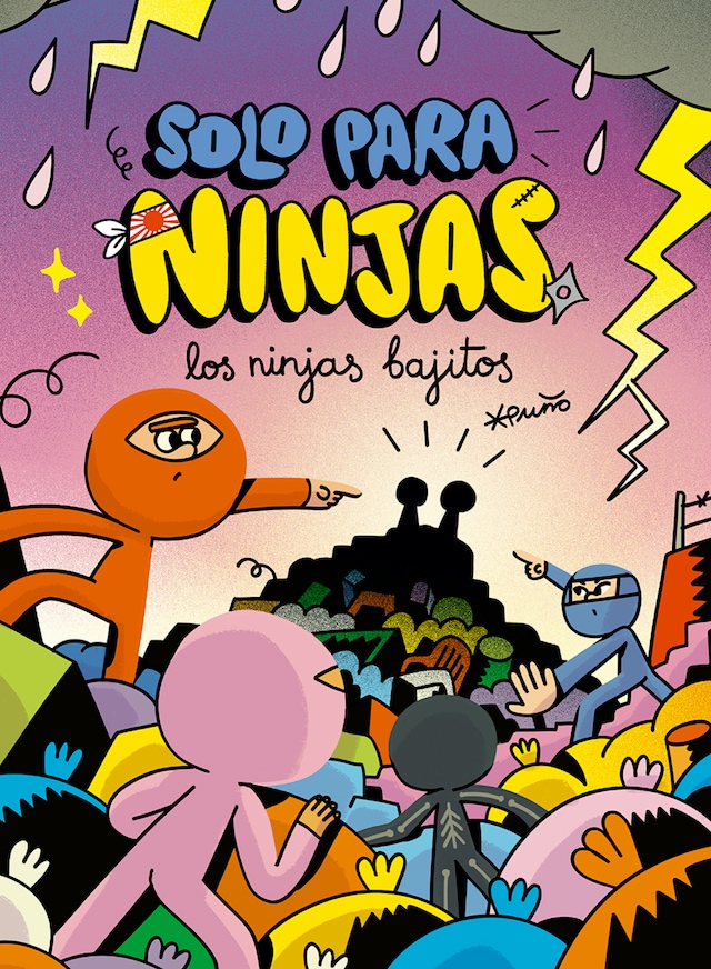 Buchcover für Los ninjas bajitos