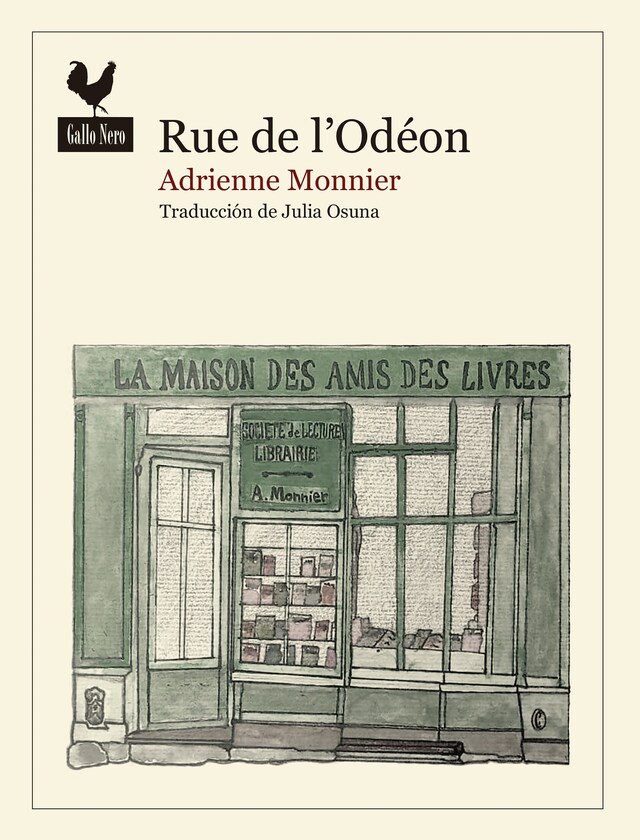 Boekomslag van Rue de l'Odéon