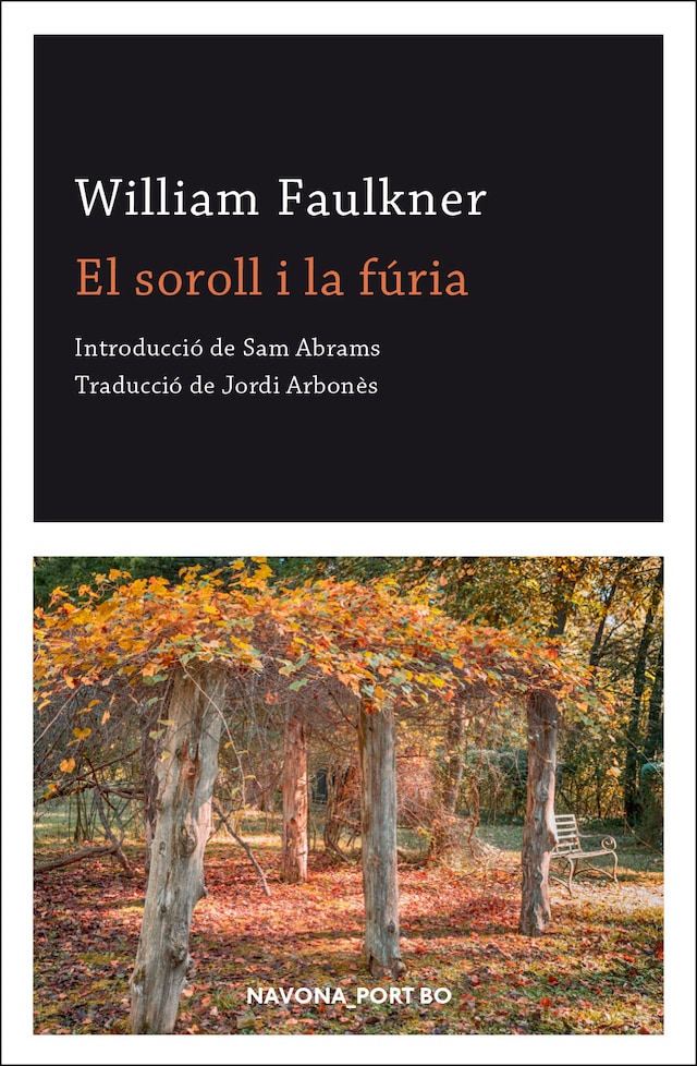Book cover for El soroll i la fúria