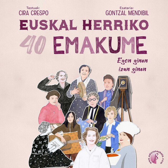 Buchcover für Euskal Herriko 40 emakume