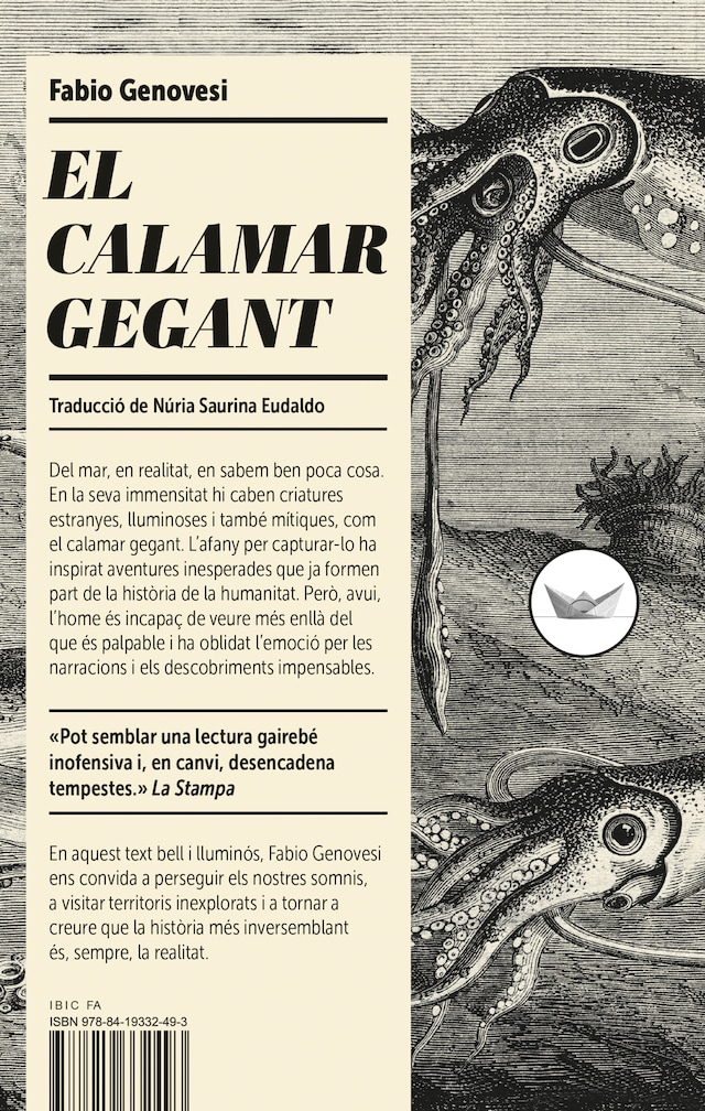 Boekomslag van El calamar gegant