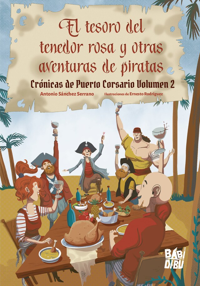 Book cover for El tesoro del tenedor rosa y otras aventuras de piratas