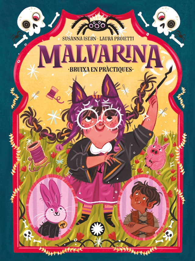 Book cover for Malvarina. Bruixa en pràctiques