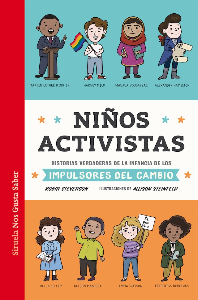 Kirjankansi teokselle Niños activistas