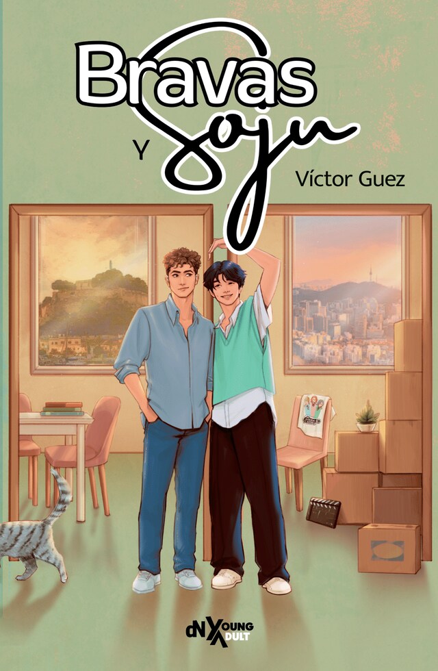 Book cover for Bravas y soju