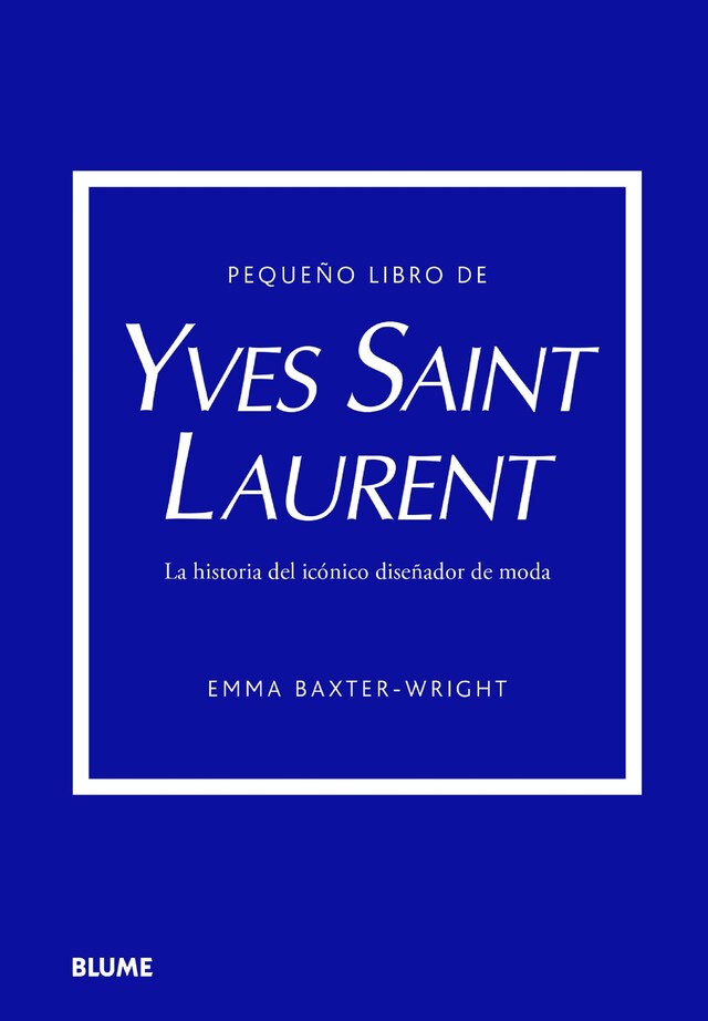 Boekomslag van Pequeño libro de Yves Saint Laurent