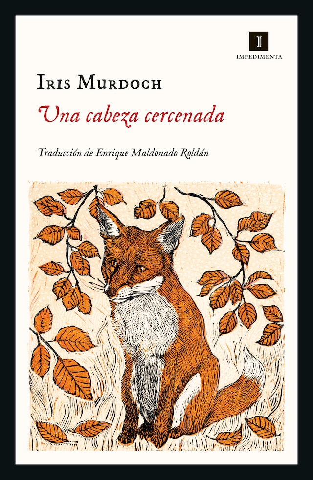Book cover for Una cabeza cercenada