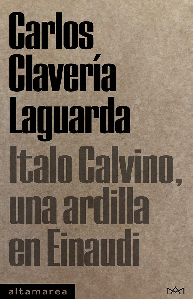 Okładka książki dla Italo Calvino, una ardilla en Einaudi