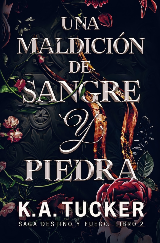 Book cover for Una maldición de sangre y piedra