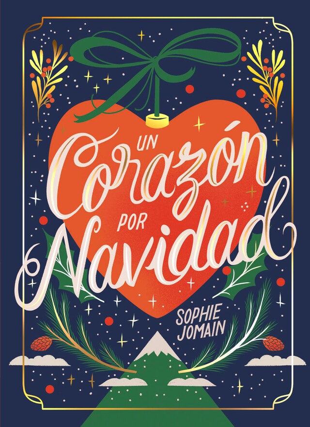 Book cover for Un corazón por Navidad