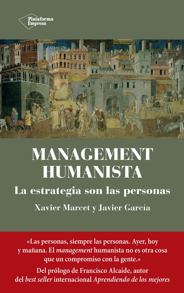 Kirjankansi teokselle Management humanista