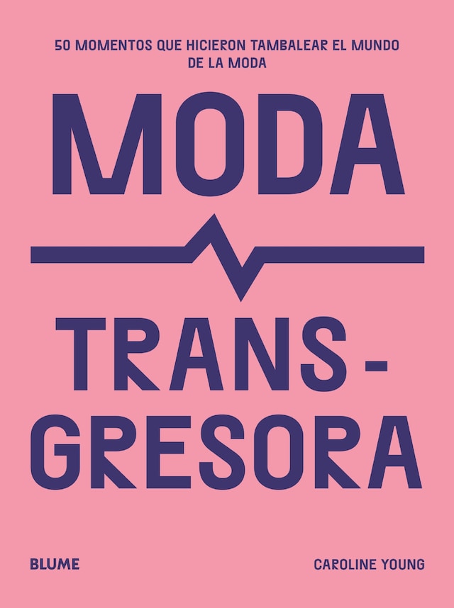 Buchcover für Moda transgresora