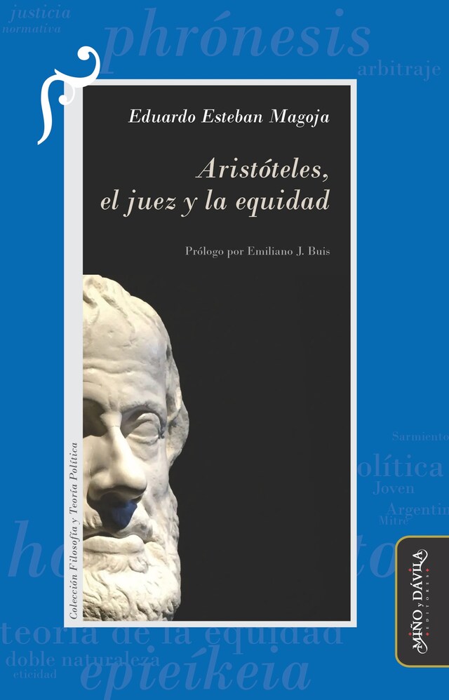 Boekomslag van Aristóteles, el juez y la equidad